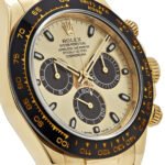 Rolex Cosmograph Daytona 116518LN-0040 Yellow Gold Champagne Black Dial
