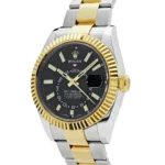 Rolex Sky-Dweller 326933-0002 Stainless Steel Yellow Gold Black Dial (2020)