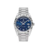 Rolex Day-Date 228239 White Gold Blue Dial