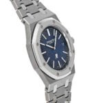 Audemars Piguet Oak Jumbo Extra-Thin, 39mm, Titanium, blue dial, 15202IP.OO.1240IP.01