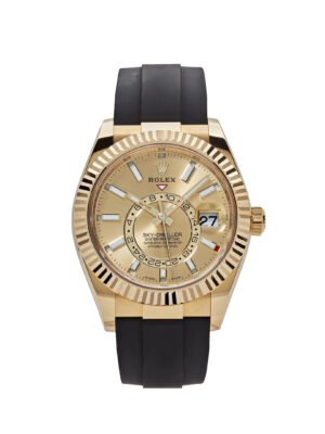 Rolex Sky-Dweller 326238 Yellow Gold Champagne Dial