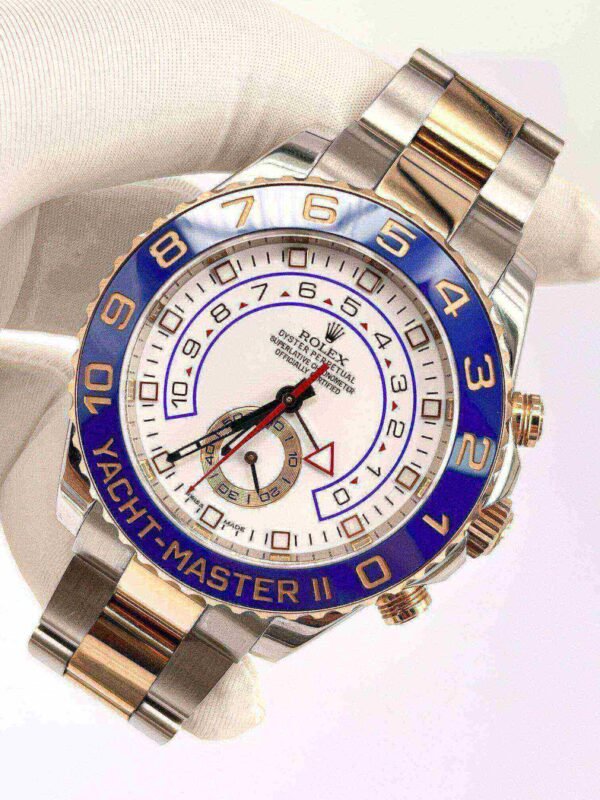 Rolex Yacht-Master 116681-78211 44mm 18KT Rose Gold Stainless Steel Automatic White Dial