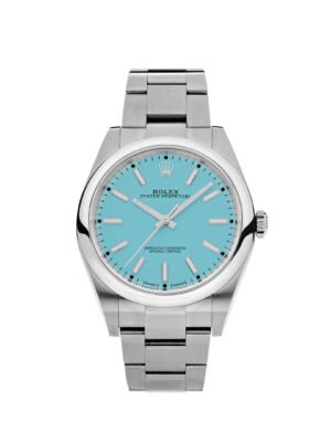 Rolex Oyster Perpetual 124300 Stainless Steel Tiffany Blue Turquoise Dial