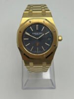 Audemars Piguet Royal Oak 15202BA.OO.1240BA.01 'Jumbo' Extra Thin Yellow Gold Blue Dial (2021)