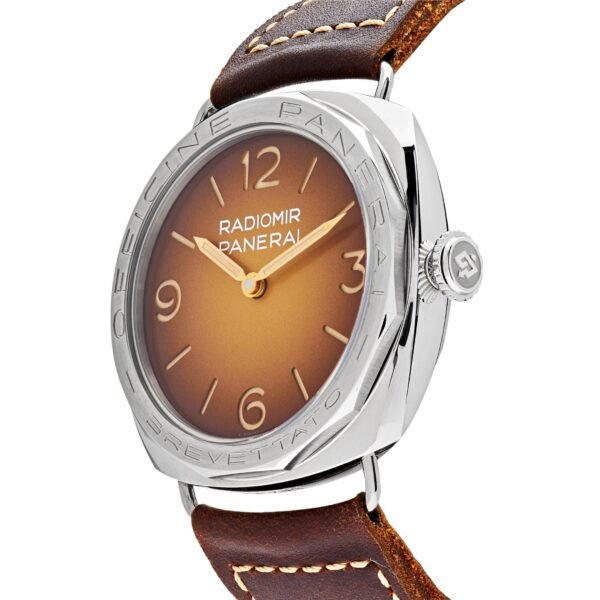 Panerai Radiomir 3 Days Acciaio Stainless Steel Brown Dial PAM00687