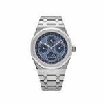 Audemars Piguet Royal Oak 26574ST.OO.1220ST.02 Perpetual Calendar Stainless Steel Dark Blue Dial