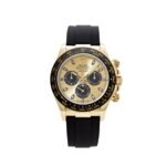 Rolex Cosmograph Daytona 116518LN-0040 Yellow Gold Champagne Black Dial