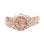 Audemars Piguet Oak Frosted Gold, Rose dial, 37mm, 18k Rose gold, 15454OR.GG.1259OR.03