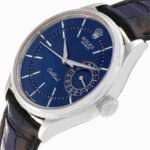 Rolex Cellini Date White Gold Blue Dial Mens Watch 50519-L