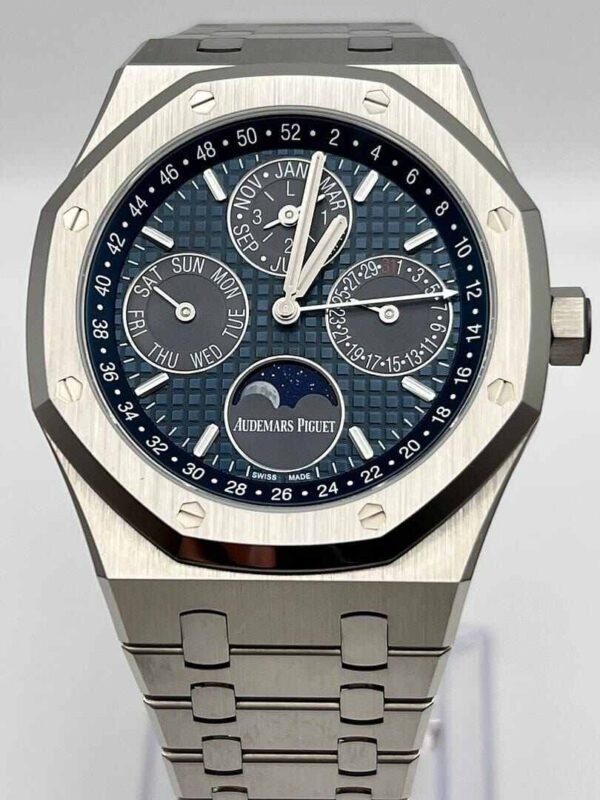 Audemars Piguet Royal Oak Perpetual Calendar 26574TI.OO.1220TI.01 Titanium Blue Dial