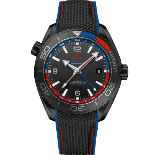 Omega Seamaster Planet Ocean 600M 45.5 mm, Black Ceramic on Rubber Strap, 215.92.46.22.01.004