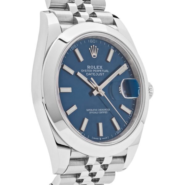 Rolex Datejust 126300 Stainless Steel Blue Dial Jubilee