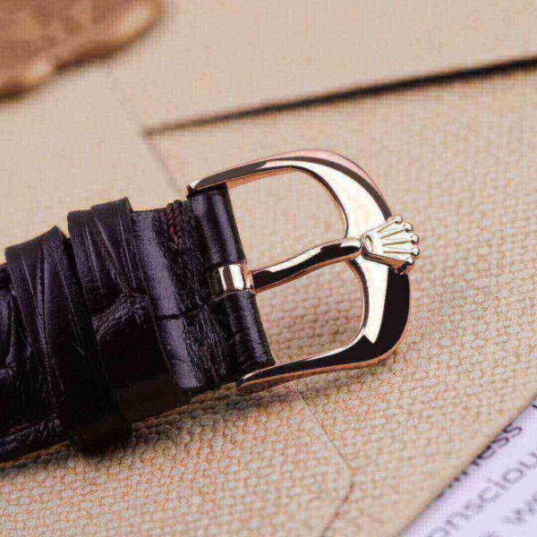 Rolex Cellini Date Silver Guilloche Dial Men's Watch 50515