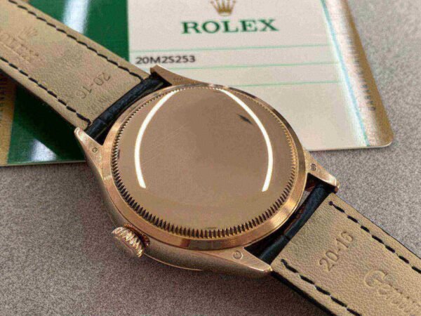 Rolex Cellini Dual Time Everose Rose Gold Automatic Mens Watch 50525-0008 NOS