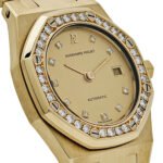 Audemars Piguet Royal Oak 14587/708BA Yellow Gold Champagne Diamond Bezel Diamond Dial (1994)