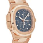 Patek Philippe Nautilus 5990/1R-001 Travel Time Flyback Chronograph Rose Gold Blue Dial (2024)
