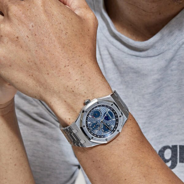 Audemars Piguet Royal Oak 26574ST.OO.1220ST.02 Perpetual Calendar Stainless Steel Dark Blue Dial