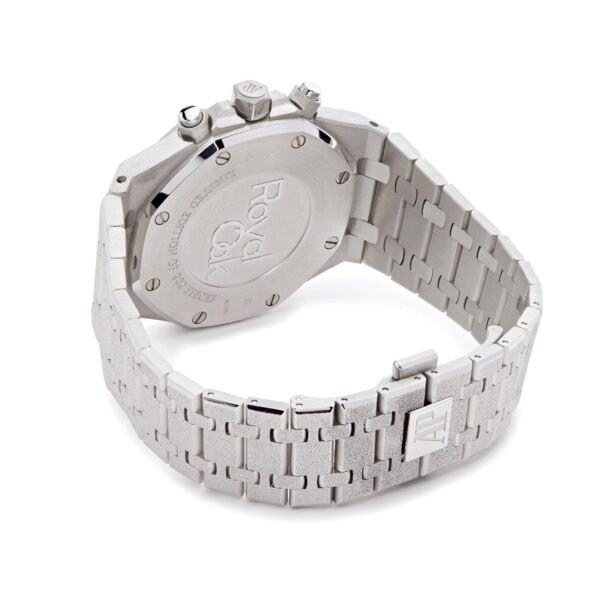 Audemars Piguet Royal Oak 26331BC.GG.1224BC.01 Chronograph Purple Dial Frosted White Gold