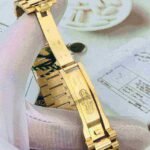 Rolex Day-Date 36 Champagne Diamond Dial Gold Diamond Bezel Watch 128348RBR-0008