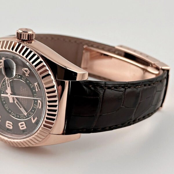 Rolex Sky-Dweller 326135 Rose Gold Chocolate Dial