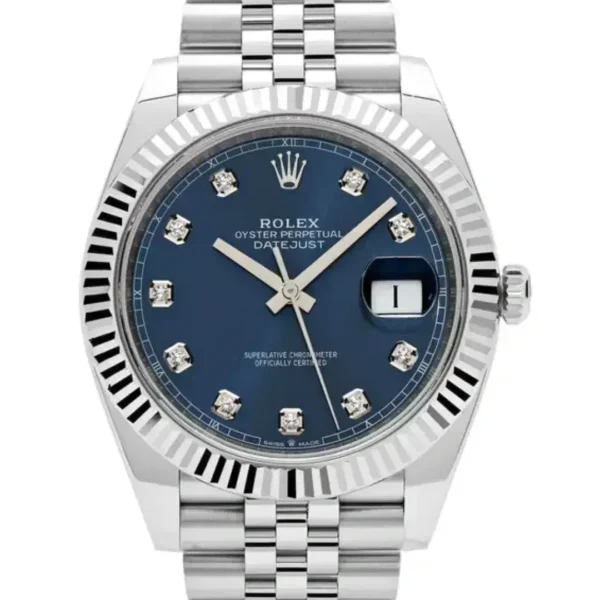 Rolex Datejust 126334-62610 Stainless Steel Blue Diamond Dial Jubilee (2023)