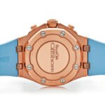 Audemars Piguet Royal Oak Offshore 26231OR.ZZ.A085CA.01 Chronograph Rose Gold Blue Dial Diamond Bezel (2023)