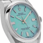 Rolex Oyster Perpetual 126000 Stainless Steel Baby Blue Dial