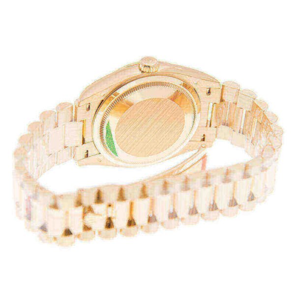 Rolex Day-Date 128238-0069 36mm Green ombre Extremely Rare 18KT Yellow Gold Stainless Steel Automatic Green Dial