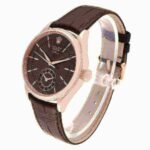 Rolex Cellini Dual Time Rose Gold Automatic Mens Watch 50525-L Box Card