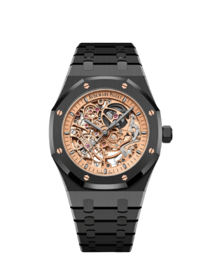 Audemars Piguet Royal Oak 15416CE.OO.1225CE.02 Double Balance Wheel Black Ceramic Openworked Dial Limited Edition