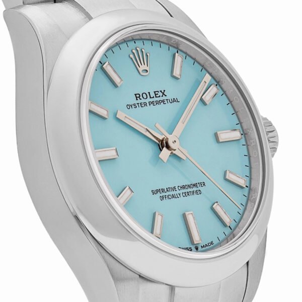 Rolex Oyster Perpetual 277200 Stainless Steel Tiffany Blue Turquoise Dial