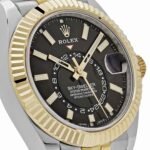 Rolex Sky-Dweller 326933 Stainless Steel Yellow Gold Jubilee Black Dial