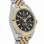 Rolex Sky-Dweller 326933 Stainless Steel Yellow Gold Jubilee Black Dial