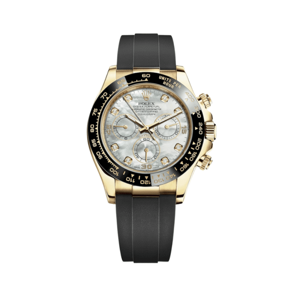 Rolex Daytona 116518LN Yellow Gold Mother Of Pearl Diamond Dial