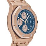 Audemars Piguet Royal Oak Offshore 26238OR.OO.2000OR.01 Chronograph 'Brick' Rose Gold Blue Dial