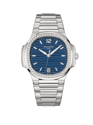 Patek Philippe Nautilus 7118/1200A-001 'Ladies' Blue Dial Diamond Bezel (2021)