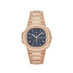Patek Philippe Nautilus 5990/1R-001 Travel Time Flyback Chronograph Rose Gold Blue Dial (2024)