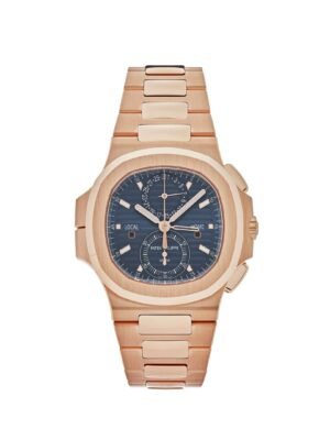 Patek Philippe Nautilus 5990/1R-001 Travel Time Flyback Chronograph Rose Gold Blue Dial (2024)
