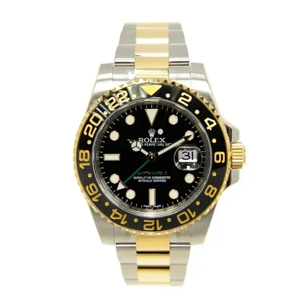 Rolex GMT-Master II 116713LN-78203 40mm 18kt Yellow Gold Automatic Black Dial