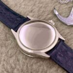 Rolex Cellini Date White Gold Blue Dial Mens Watch 50519-L