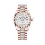 Rolex Day-Date 128235 Rose Gold Mother of Pearl Diamond Set