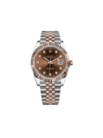 Rolex Datejust 126331 Rose Gold Stainless Steel Chocolate Diamond Dial Jubilee