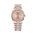 Rolex Day-Date 128235 Rose Gold rose Diamond Dial