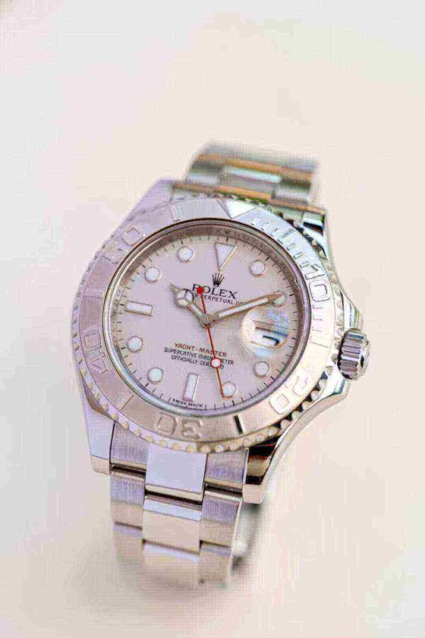 Rolex Yacht-Master 116622-78760 40mm Platinum Dial Stainless Steel Oyster Bracelet