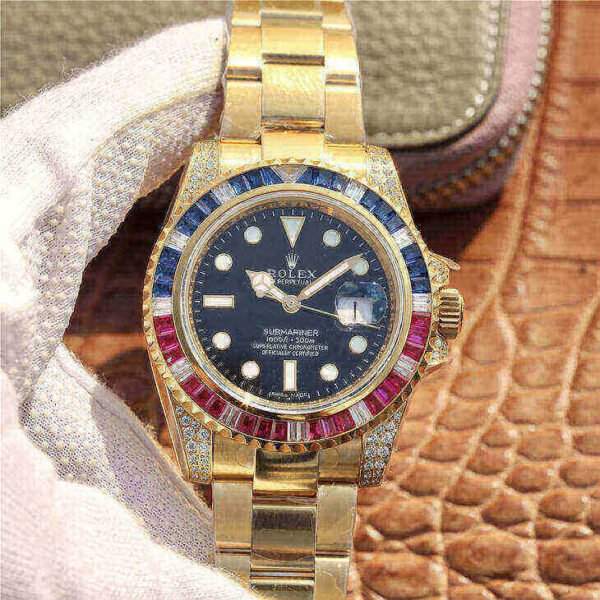 Rolex Submariner M126610LN-0010 Golden Blue/Red Diamond