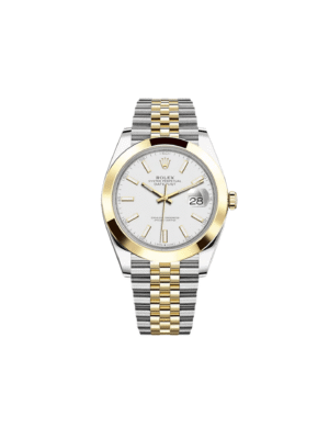 Rolex Datejust 126303 Stainless Steel Yellow Gold White Dial Jubilee