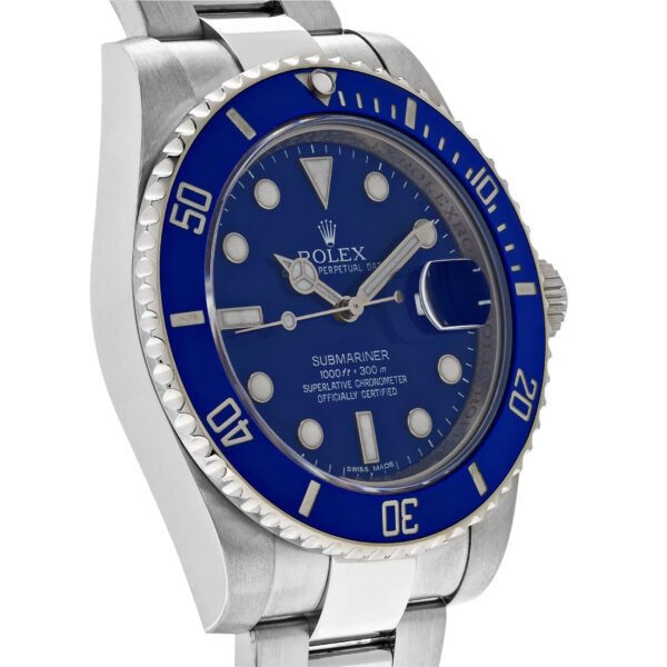 Rolex Submariner Date 116619LB White Gold Blue Dial Blue Bezel