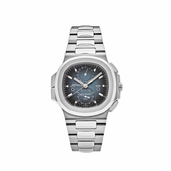 Patek Philippe Nautilus 5990/1A-011 'Travel Time' Flyback Chronograph Stainless Steel Blue Dial (2024)