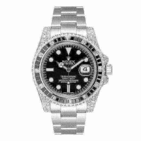 Rolex Submariner M126610LN-0006 Silver Black Diamond 40mm