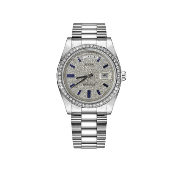 Rolex Day-Date 218349 White Gold Diamond Dial